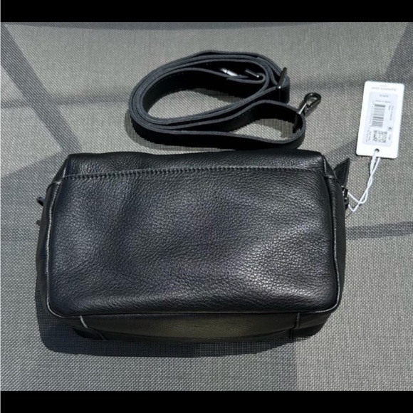 -Hammitt Evan Crossbody - Black with Gunmetal - Picture 6 of 7